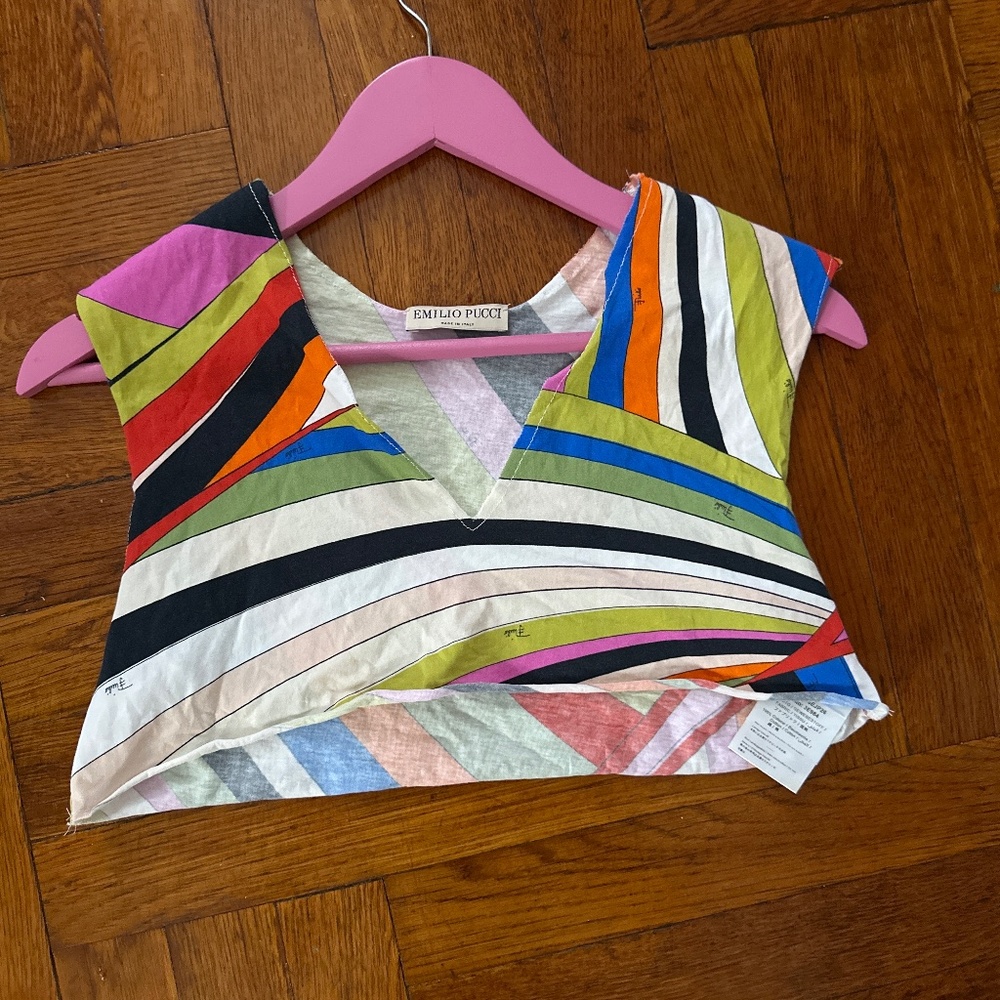 Emilio Pucci crop top